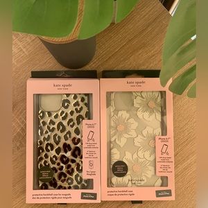 2 Brand New Kate Spade iPhone 14 Plus Phone Cases